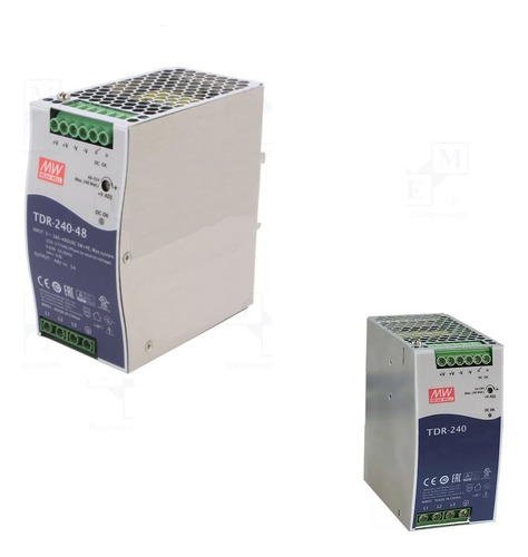 Tdr-240-48 Fuente P/din 240w 48v 5a 3 Phase Mean Well
