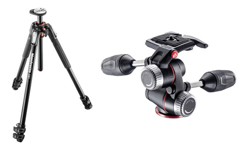 Manfrotto Mt190xpro3 Aluminum TriPod With Mhxpro-3w 3-way Pa