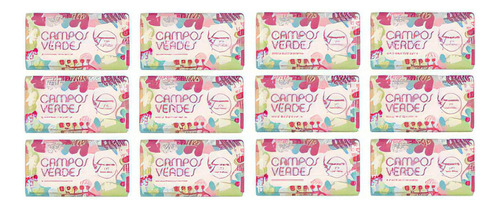Pack X12u Jabon En Barra Aromaterapia Campos Verdes 120g
