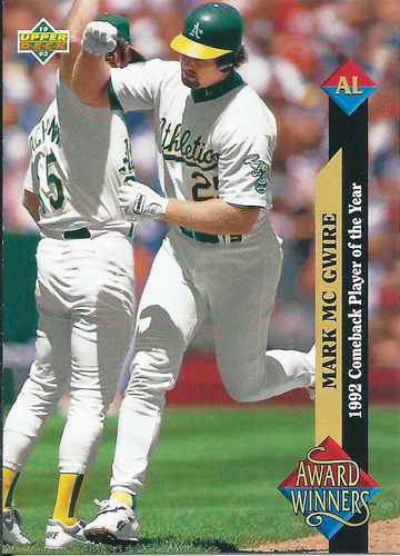 Barajita Mark Mcgwire Comeback Player Upper Deck 1993 #493