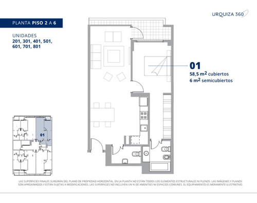 Imagen 16 de 28 de Monoambiente De Pozo Amenities Villa Urquiza