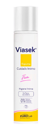 Viasek Fem Espuma Cuidado Intimo Ph 4,5 75ml