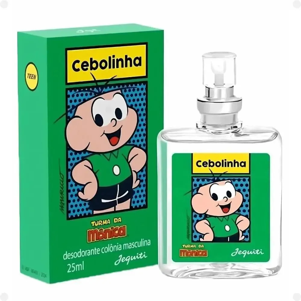 Kit 2x Perfumes Colônia Miniatura Cebolinha Turma Da Mônica Jequiti 25ml