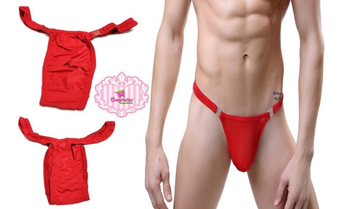 Tanga De Hombre Rojo Erotico Fetich Masoquista Sexy Sensual 