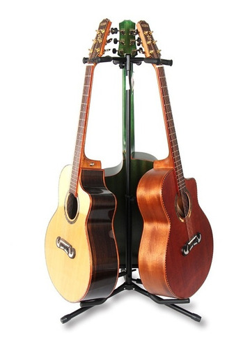 Soporte Triple 3 Guitarras Bajos Piso Tripode Musica