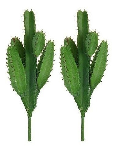 Bcp 2pcs Aspecto Real De Cactus Artificial Planta Material D