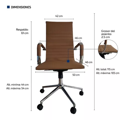 Femmto Silla escritorio oficina postural PC computadora ergonómica