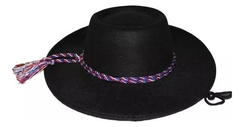 Sombrero Huaso Niños Fiestas Patrias Rojo/azul/blanco /cinta