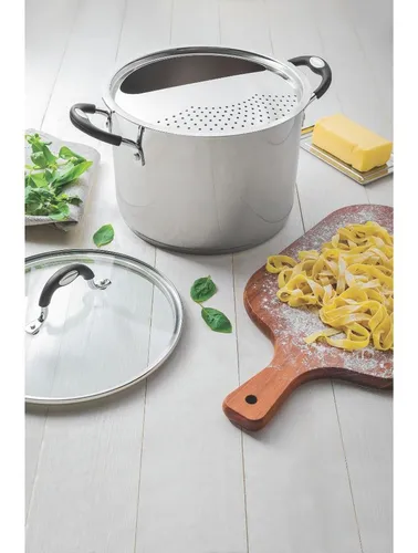 Olla Para Pasta Tramontina Acero Inoxidable C/asas 24cm C