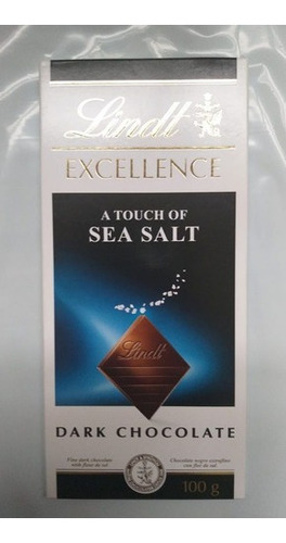 Chocolate Lindt Excellence Sea Salt Dark 100g Suiço Original | Parcelamento  sem juros
