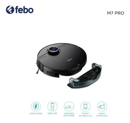 Aspiradora Robot Trapeadora Midea M7pro - Queoferta.uy Negro