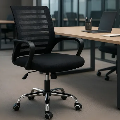 Cadeira Escritório Giratória Ergonômica Secretária