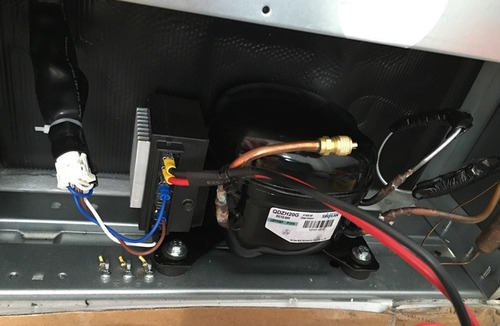 Imagen 4 de 9 de Compresor Sikelan 12/24 Volts Para Frigobar, Heladeras R134a