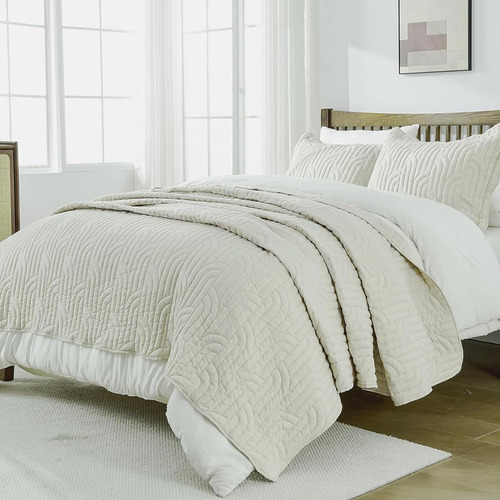 Juego De Colcha Queen Size Cozystitch - Colcha Queen De