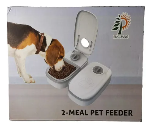 Comedero Bebedero Mascota Automático Temporizador Dispensado