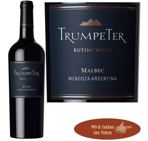 Vino Trumpeter Malbec Botellon Magnum 1.5  Lts