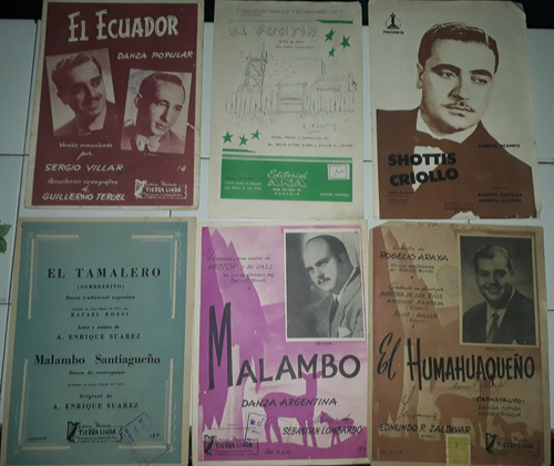 Partituras Danzas Leer Descripcion! (Usado)