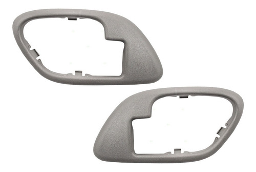 95-98 Chevrolet Silverado Biseles Manija Interior Gris 2 Pzs