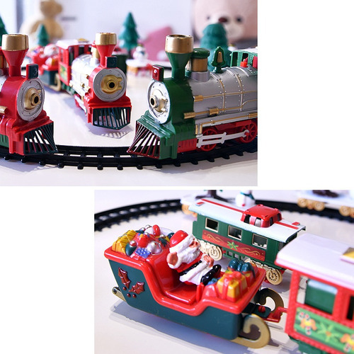 Juguetes De Navidad Tren Eléctrico De Pista Juguetes Color Verde