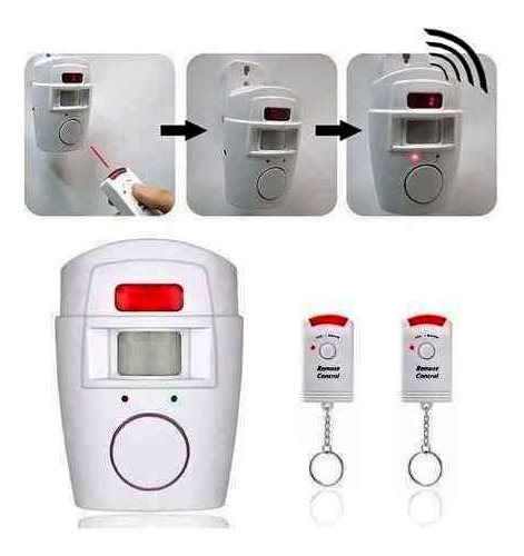 Alarma Con Infrarrojo Y Control Remoto (8,99)