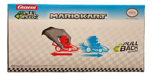Coches De Juguete Carritos Mario Bros Retractiles Pull Back Color