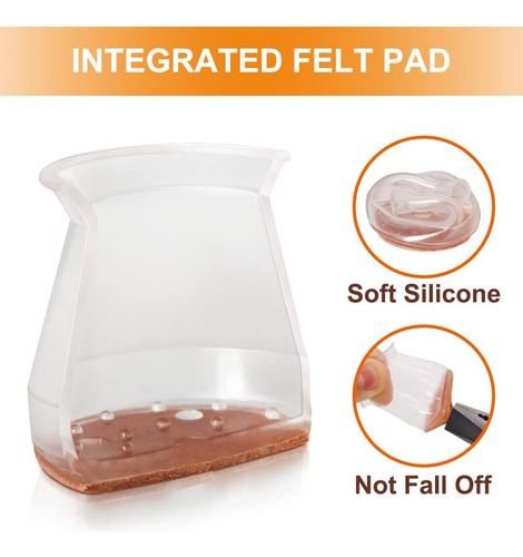 Funda Protectora De Silicona Para Patas De Mesa Y Silla, 24