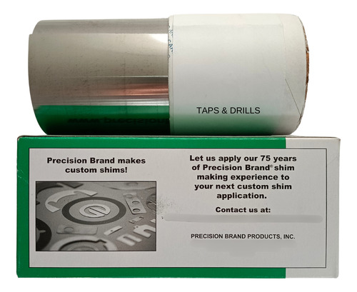 Rollo De Laina De Acero Calibre 0.006 (.152 Mm), 6x100 PuLG