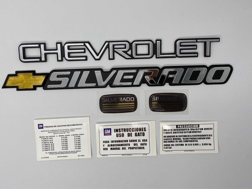 Chevrolet Silverado Emblemas Y Calcomanías