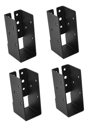 4 Pieces Concealed Joist Hanger Iron Outdoor Concealed