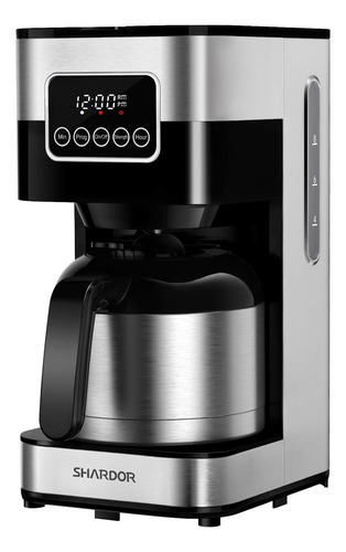 Cafetera Programable Shardor Con Jarra Térmica Para 8 Tazas