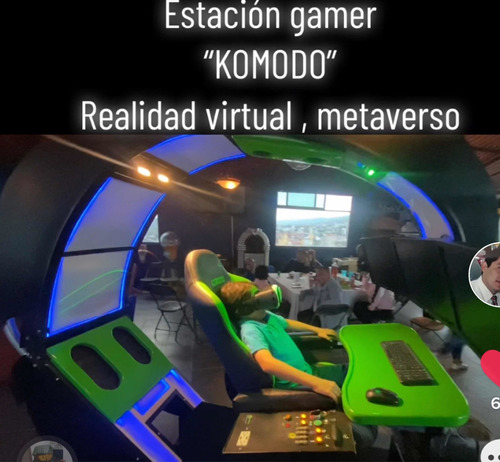  Estación Gamer Ko-01  Mecatronica Reclinable Silla Cpu Xbox