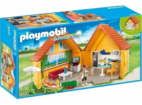 Playmobil 6020 Vacaciones Maletin Casa De Verano Mundomanias