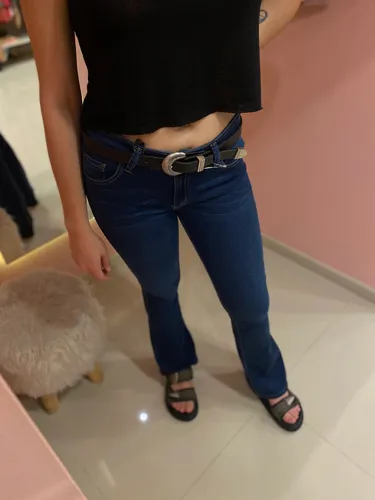Jean Oxford Rapsodia Mujer Adulto Denim Bajo New Haeven