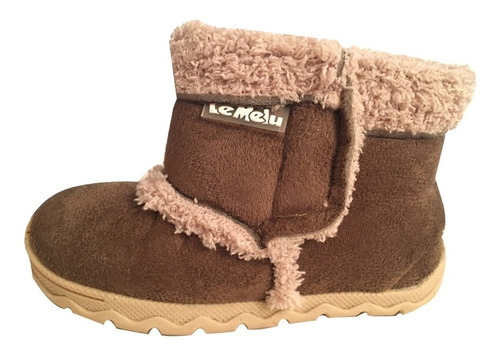 Bota Botita Art29 T/ Nobuk Peluche Lemelu Invierno 18 - 23