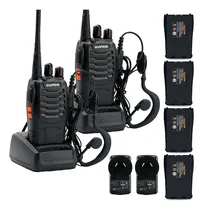 Comprar Kit Handies Baofeng Bf 888s 16 Canales Handie Color Negro