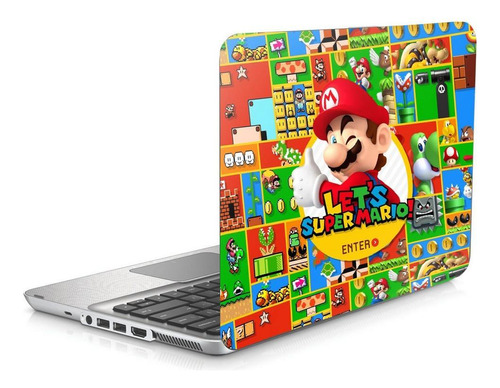 Skin Adesivo Protetor Para Notebook 15 Mario B99