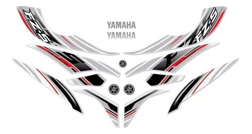 Calcos Yamaha Fz-s Moto Blanca Calidad Premium
