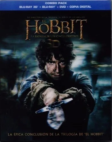 Hobbit La Batalla De Los 5 Ejercitos Blu-ray 3d