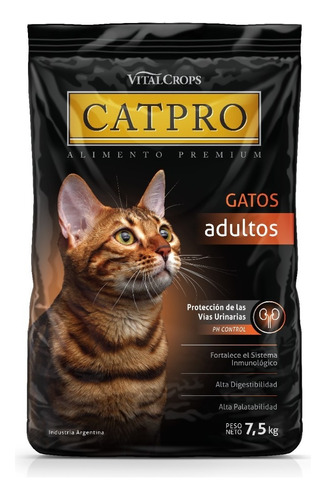 Alimento Catpro Adultos 7,5 Kg X 2 Unidades.* S