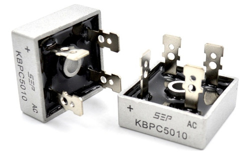 2 Und Puente Rectificador De 50a Kbpc5010 Pelv_