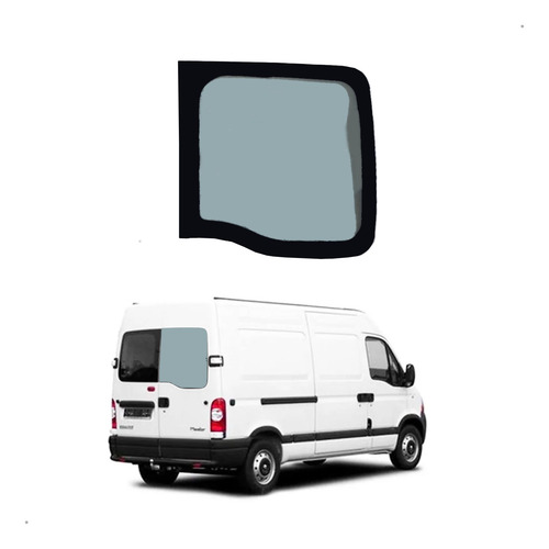 Vidro Vigia Renault Master Dir 97 00 02 04 06 08 10 12 13 Vd