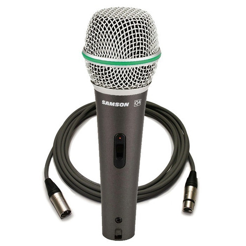 Imagen 4 de 5 de Microfono De Mano Samson Q4 Dinamico Vocal