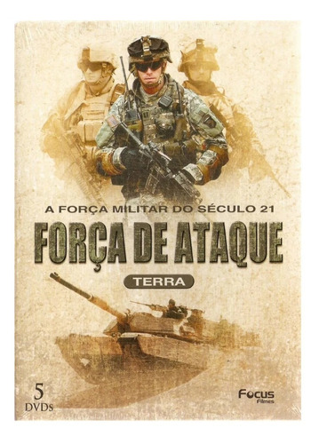 Força De Ataque - Terra- 5 Dvds A Força Militar Do Século 21