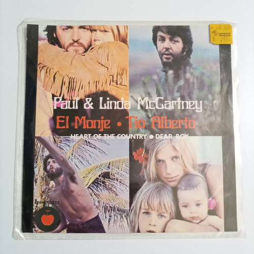 Paul & Linda Mccartney Dear Boy Ep El Monje Tio Alberto