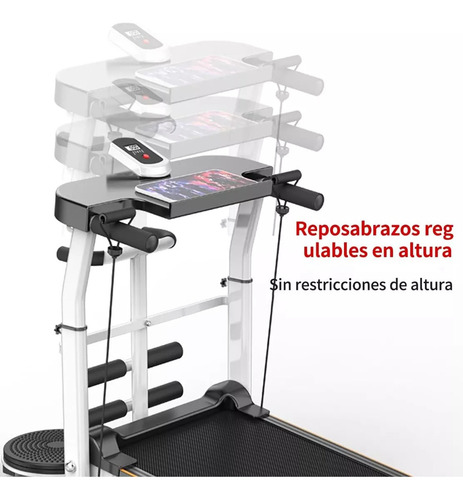 Caminadora 4en1 Plegable Portátil Con Pantalla Digital 150kg Color 1 Bnvg M83669