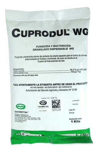 Fungicida Cloca Y Tizón Cuprodul Wg 1kilo
