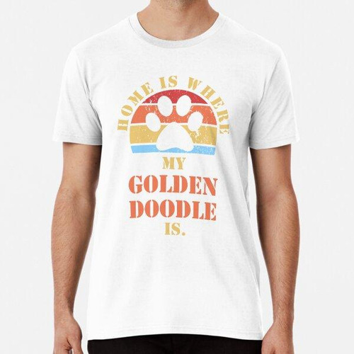 Remera Golden Doodle Perros Funny Cotización Para El Dueño D