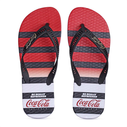 Chinelo Coca Cola Sandália Casual Passeio Original Masculina