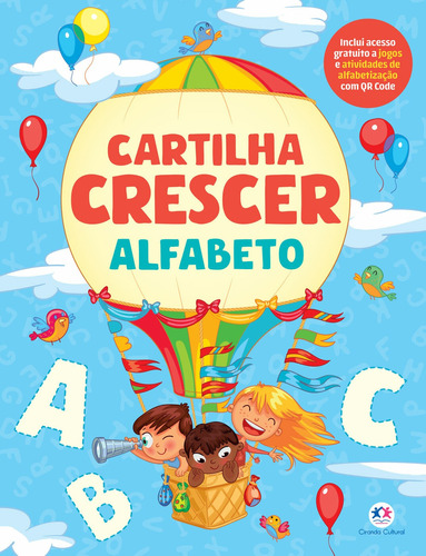 Cartilha Crescer - Alfabeto, de Shutterstock. Ciranda Cultural Editora E Distribuidora Ltda., capa mole em português, 2021