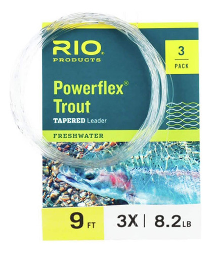 Rio Powerflex Trout Leader 3 Unidad Un Color 5 9 Pie